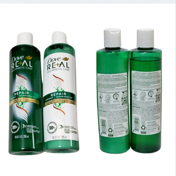🔥2 SETS OF DOVE RE+AL SHAMPOO & CONDITIONER "REPAIR" - Picture 6 of 6
